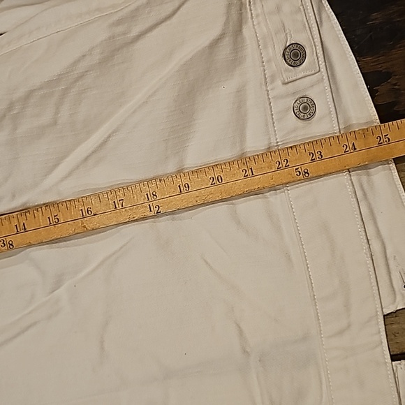 LEVI'S Strauss white jean jacket sz XXL women's - Picture 5 of 6